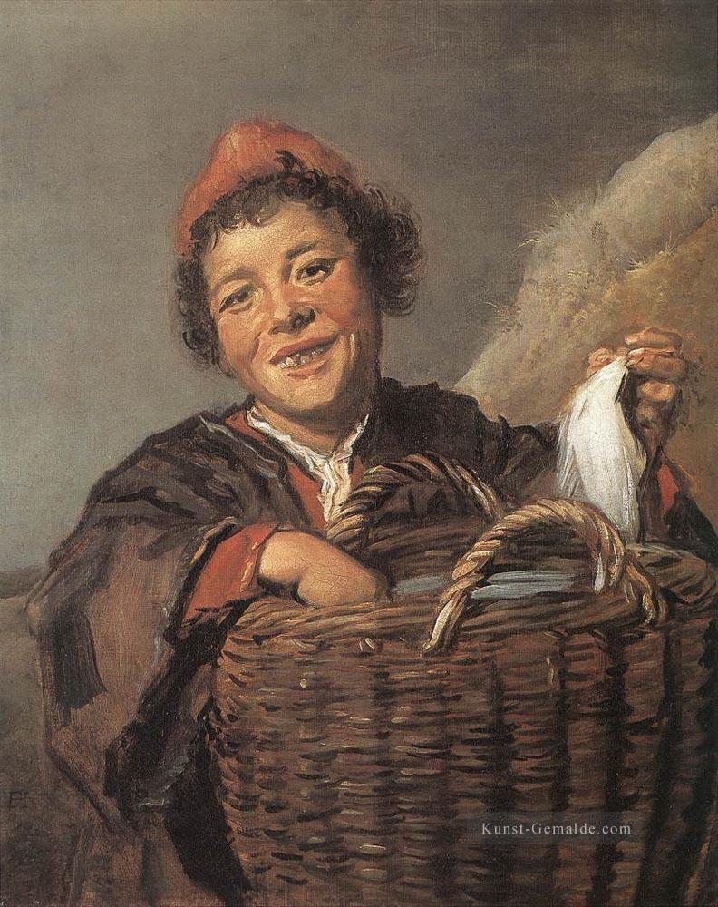 Fisher Boy Porträt Niederlande Goldene Zeitalter Frans Hals Ölgemälde